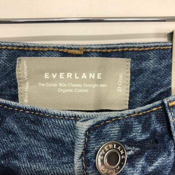 Everlane Womens The Curvy 90s Cheeky Straight Jean Blue Size 27 - Picture 5 of 7